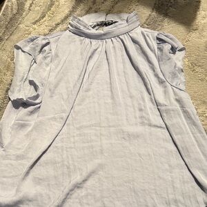 Elegant Light Gray/Purple Women's Top